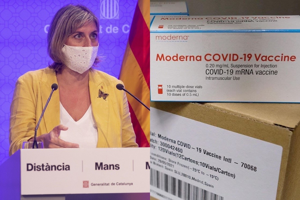 Catalunya rebrà un 20% menys de vacunes de Moderna al febrer