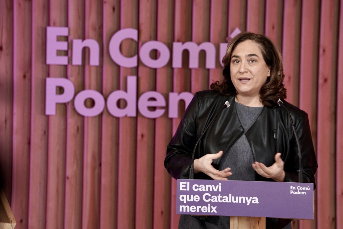 Colau afirma que uns comuns «forts» poden obligar ERC i el PSC a pactar