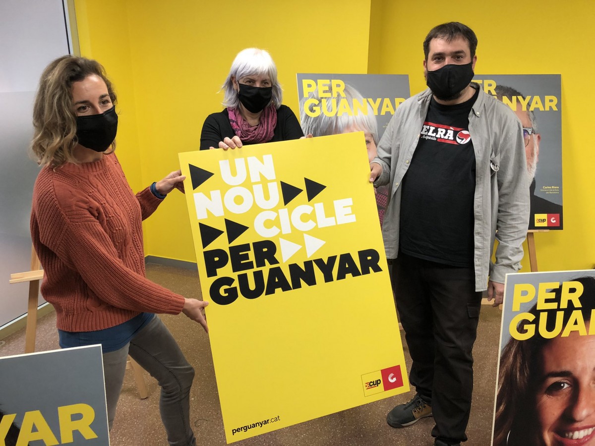 Sabater veu com «una bona aportació» la crítica de la CUP a l'estratègia de campanya