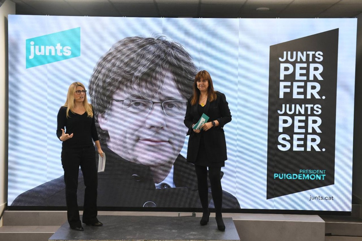 Junts situa el 14-F com un duel entre Borràs i Illa per la presidència