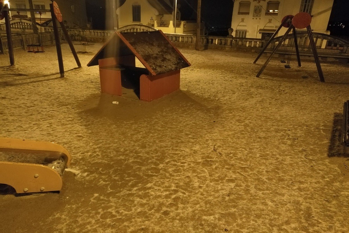 FOTOS La neu es deixa veure a Vallvidrera i Collserola 