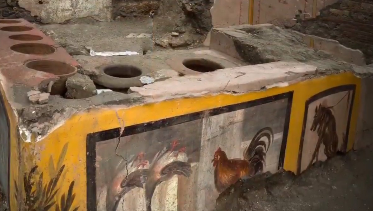 Troben a Pompeia un precedent dels restaurants de menjar per endur-se