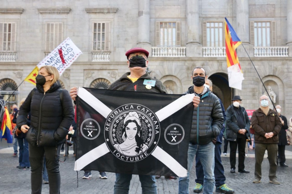Concentració de l'ANC a Barcelona  per denunciar «l'espiral de repressió» contra l'independentisme