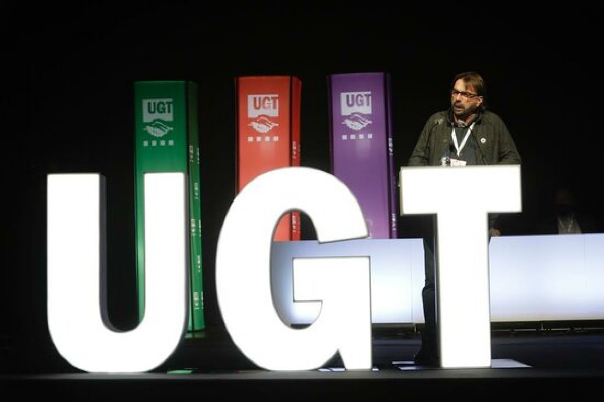 Camil Ros ha estat reelegit secretari general d ela UGT de Catalunya. - ACN