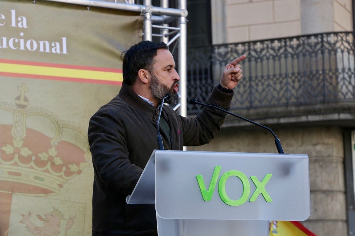 Exaltació nazi en l'acte per la Constitució de Vox a Barcelona
