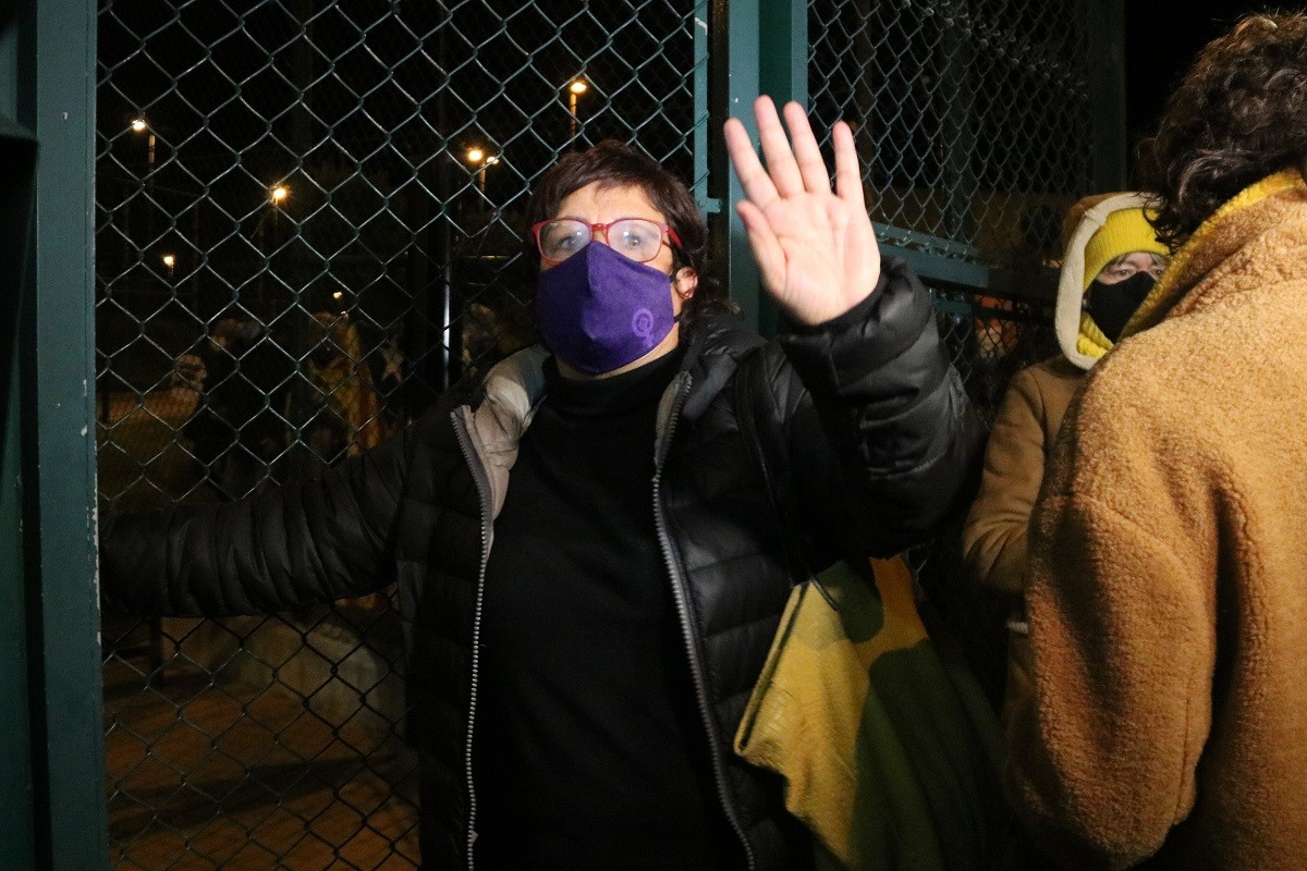 L'últim missatge de Forcadell i Bassa abans d'entrar a la presó