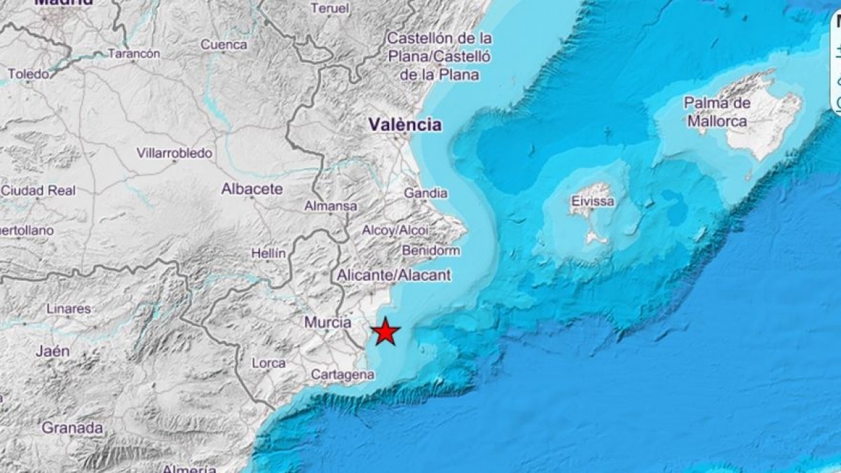 Dos terratrèmols sacsegen el País Valencià en poques hores