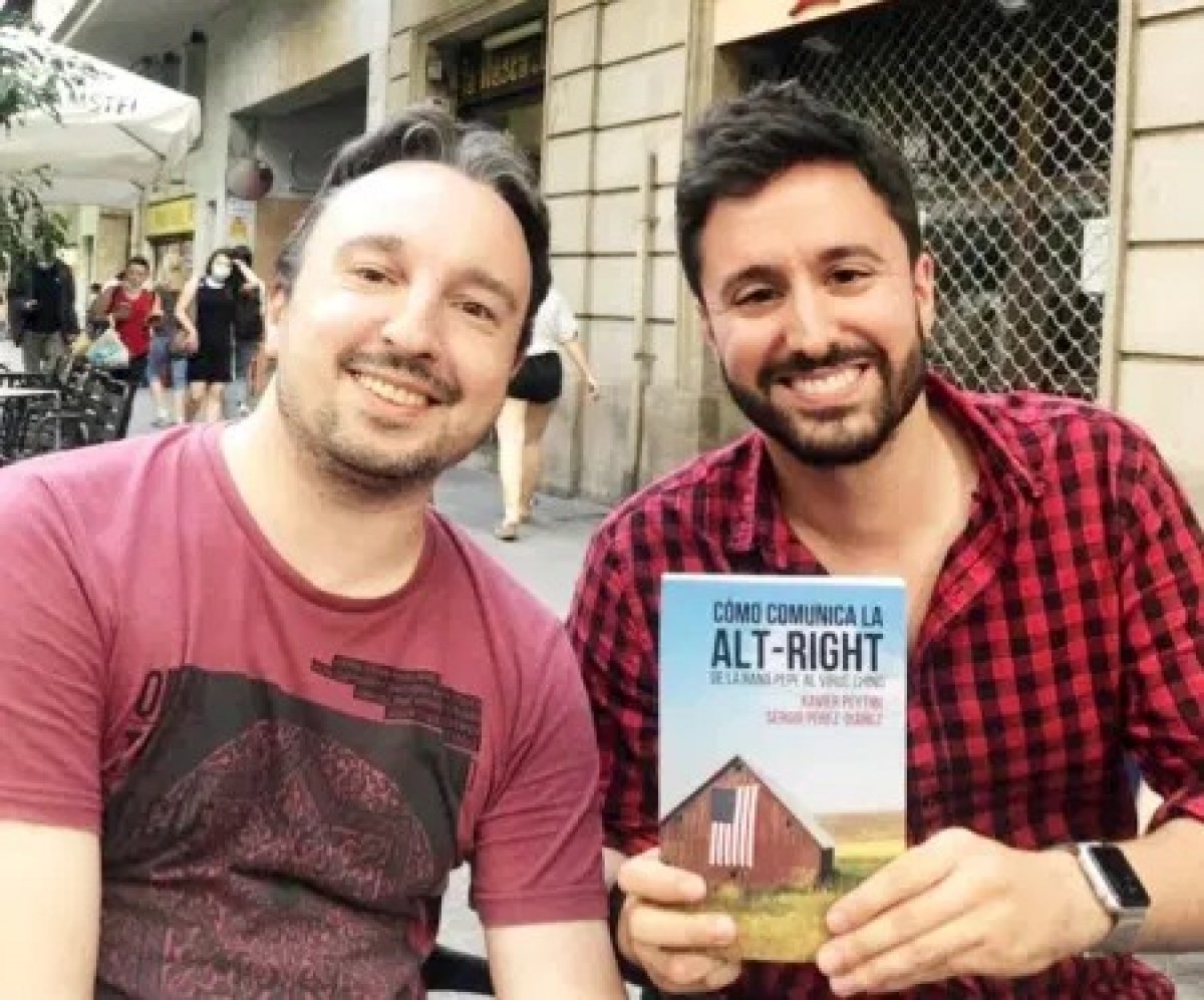 Xavier Peytibi i Sergio Pérez-Diáñez, autors del llibre sobre la dreta alternativa dels EUA. - Cedida