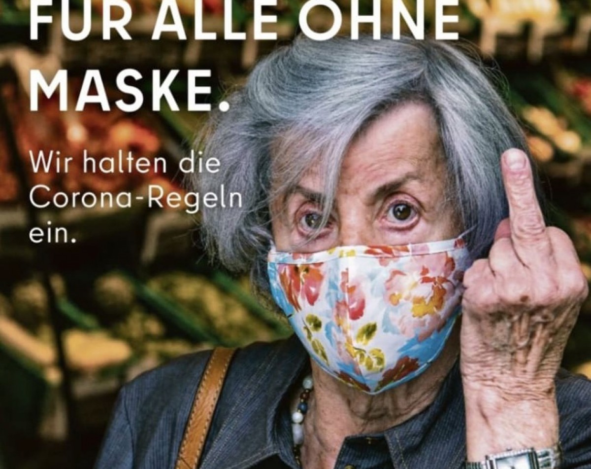 La provocativa campanya de Berlín contra els que no porten mascareta