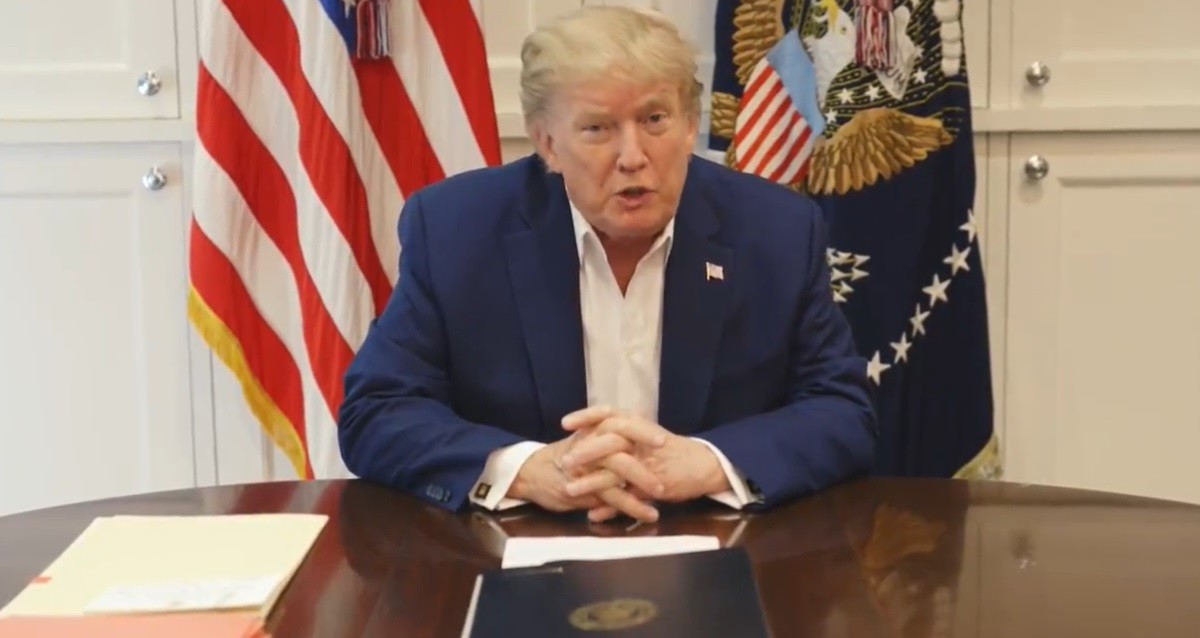 Trump assegura des de l'hospital que es troba «molt bé»