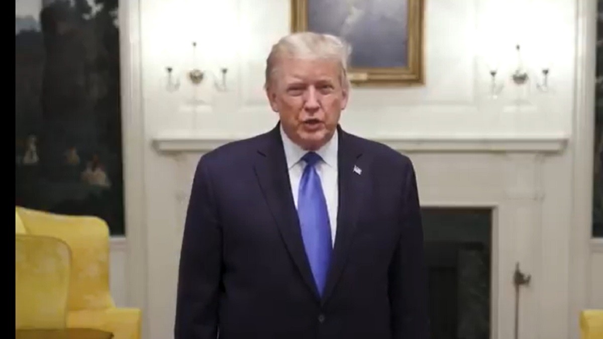 VÃDEO El missatge de Trump just abans de ser ingressat per coronavirus