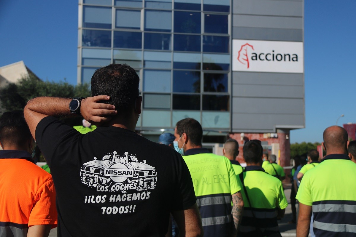 Sense acord a Acciona i el comitè crida a bloquejar dilluns la fàbrica de Nissan a la Zona Franca