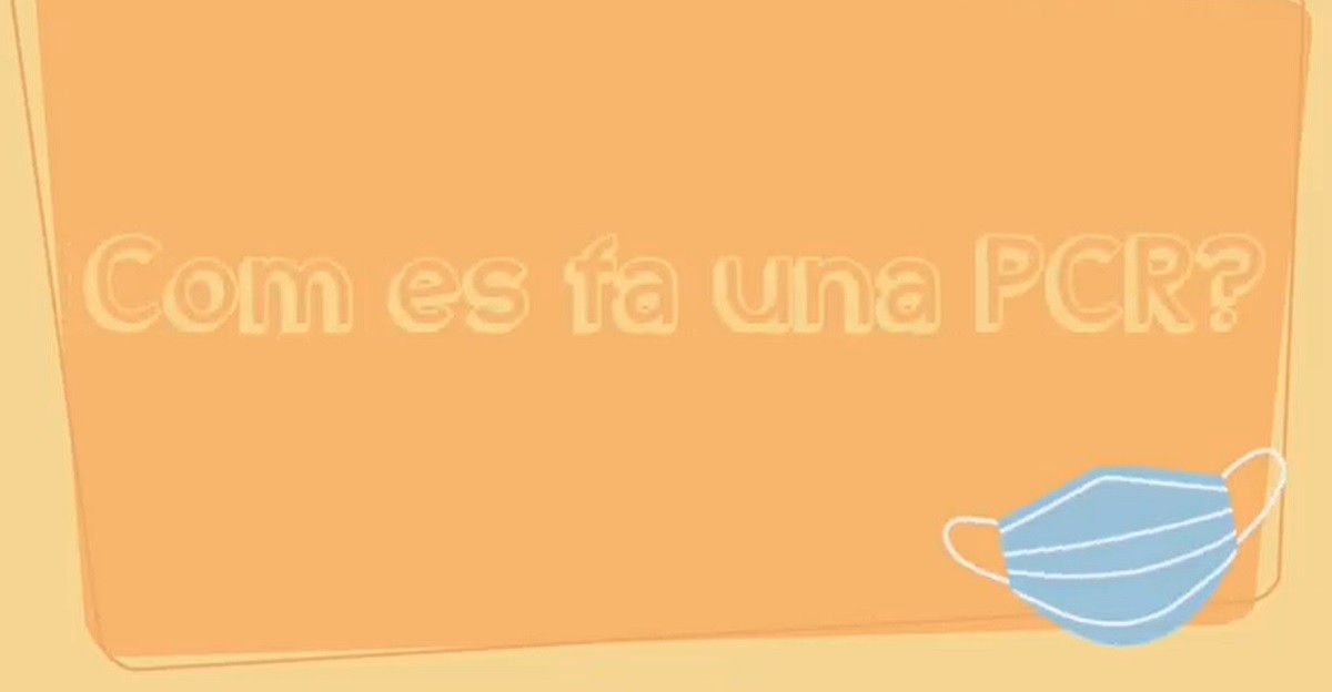 El vídeo per explicar als infants com els faran les PCR a les escoles