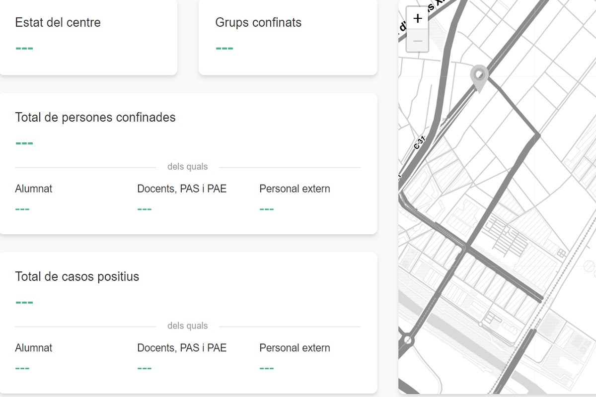 Consulta quina és la situació en el centre escolar dels teus fills