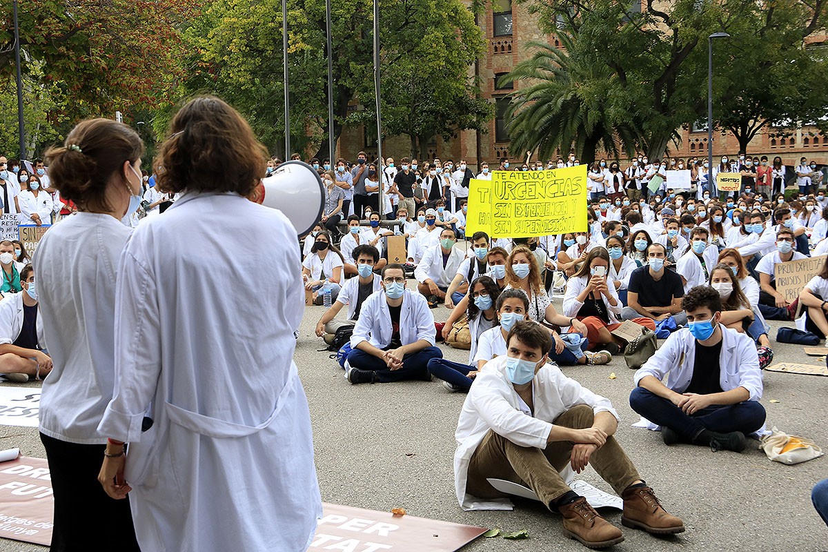 Els MIR tornaran a fer vaga els dies 19, 20, 21, 22 i 23 d’octubre