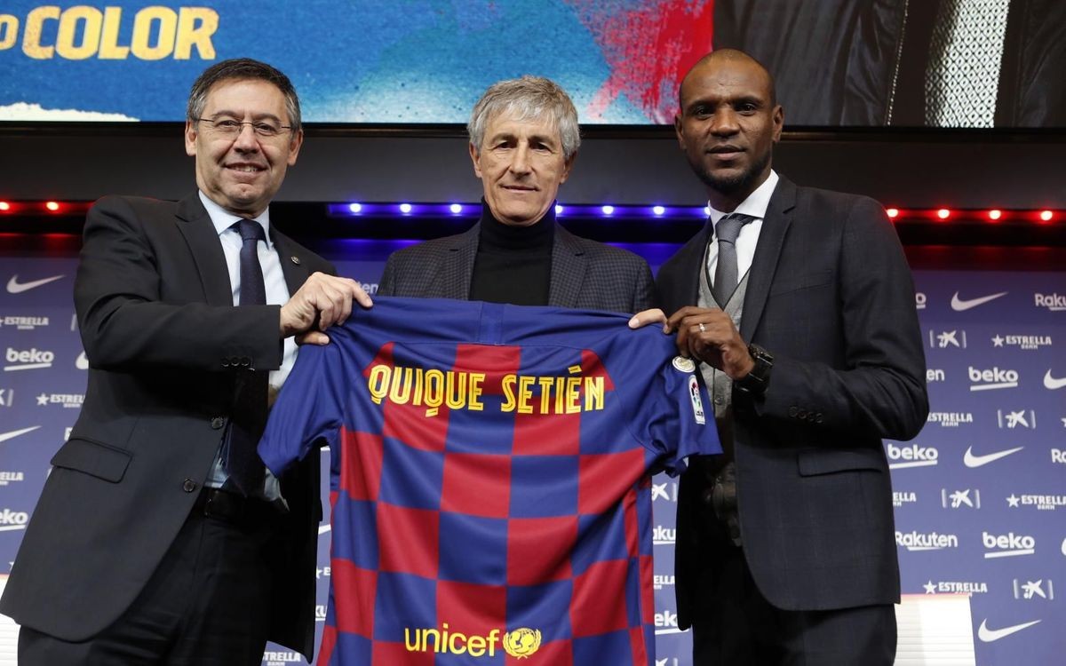Quique Setién acusa el Barça: «Encara em deu diners»