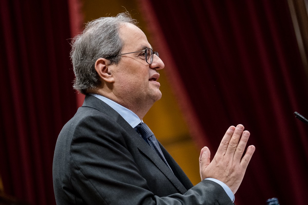 Torra, contundent contra el Govern per no endurir restriccions per Cap d'Any