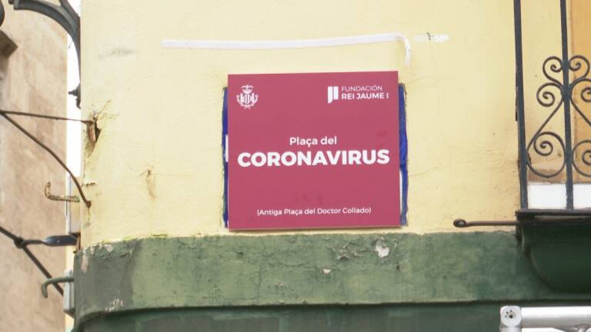 València inaugura la plaça del Coronavirus per crear consciència vers la desgràcia de no apostar per la ciència