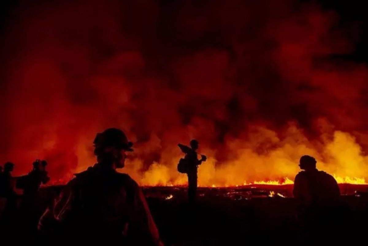 Els incendis dels EUA deixen imatges tan espectaculars com aquestes - Europa Press