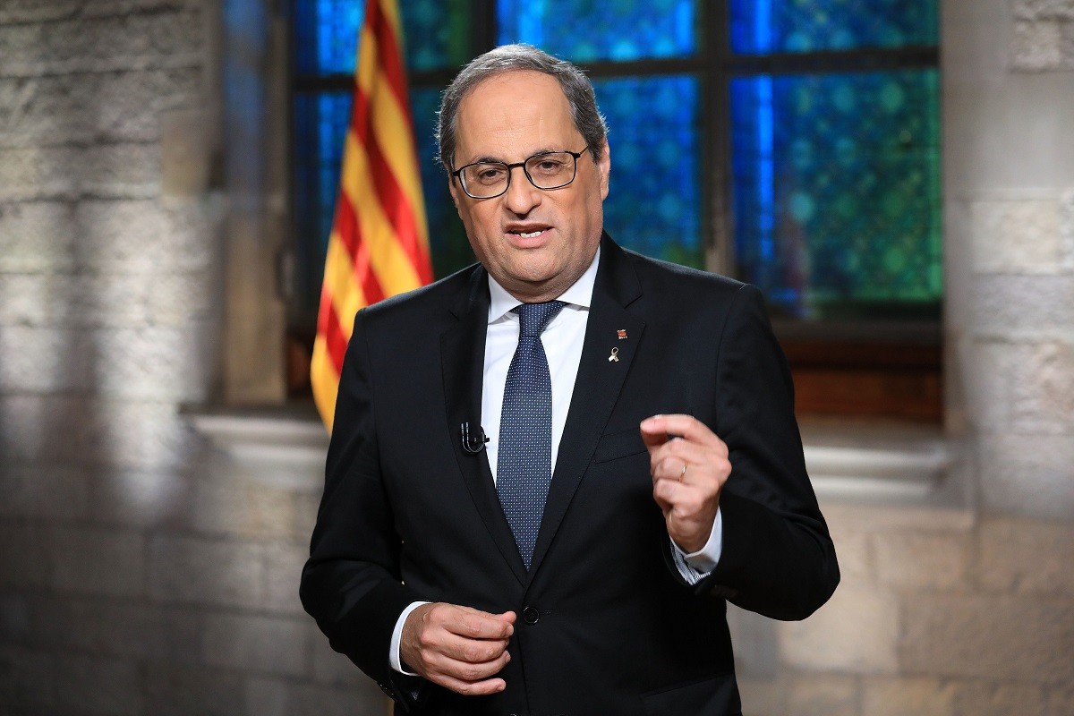 Torra exigeix a Felip VI i a Sánchez que es disculpin en públic per l'afusellament de Companys