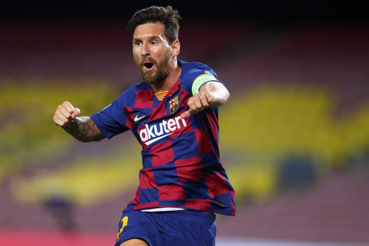 Leo Messi, celebrant un gol aquesta temporada - FCB