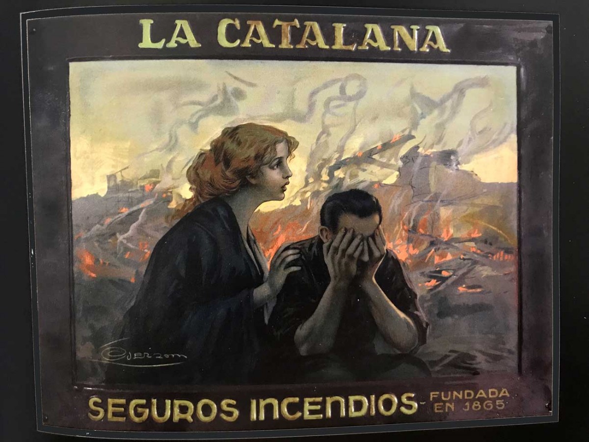 Publicitat de La Catalana dels primers anys de la companyia. - Arxiu fotogràfic del GCO.