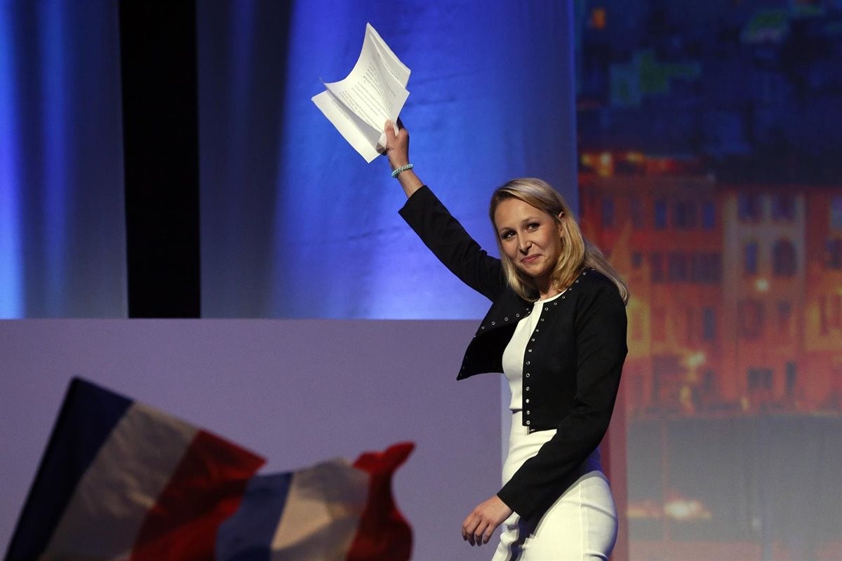 Marion Maréchal Le Pen en un acte polític a França. - europa press