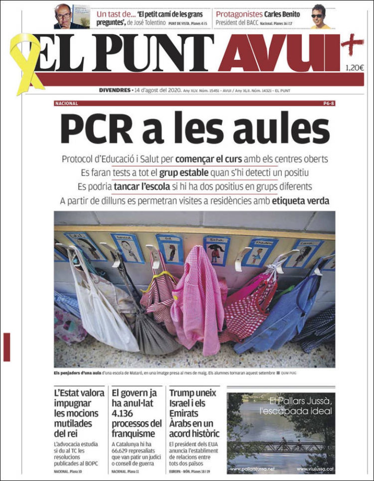 PORTADES «Els metges alerten d'un nou col·lapse pels rebrots», a «La Razón»