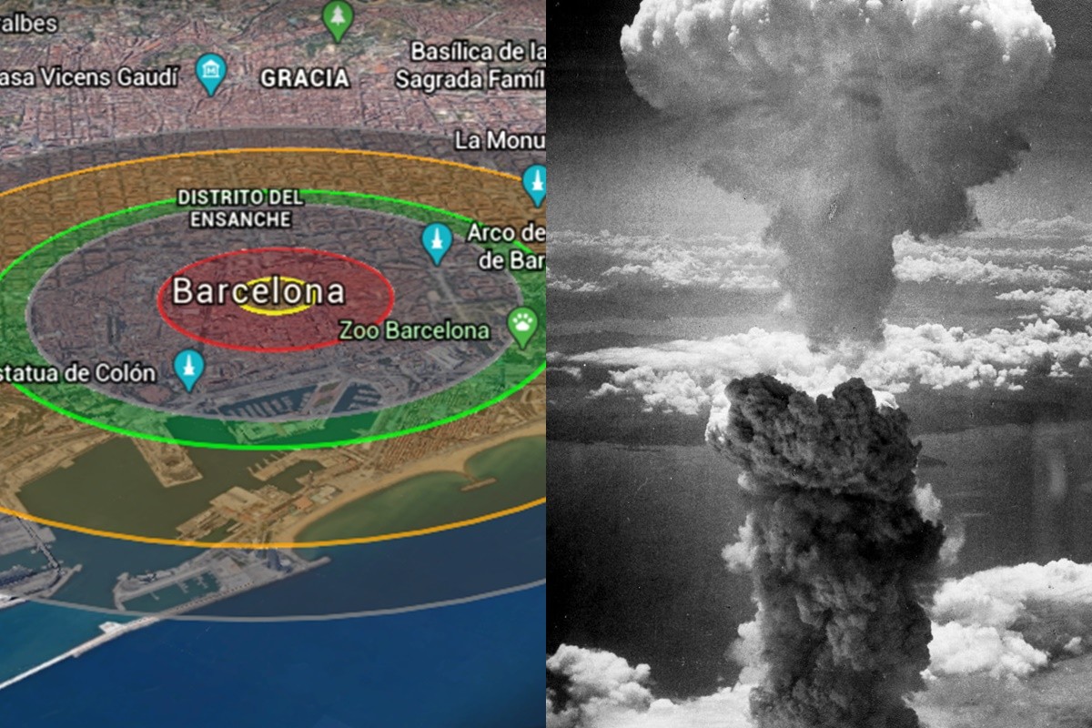 Què hauria passat si la bomba d'Hiroshima hagués caigut a Catalunya?