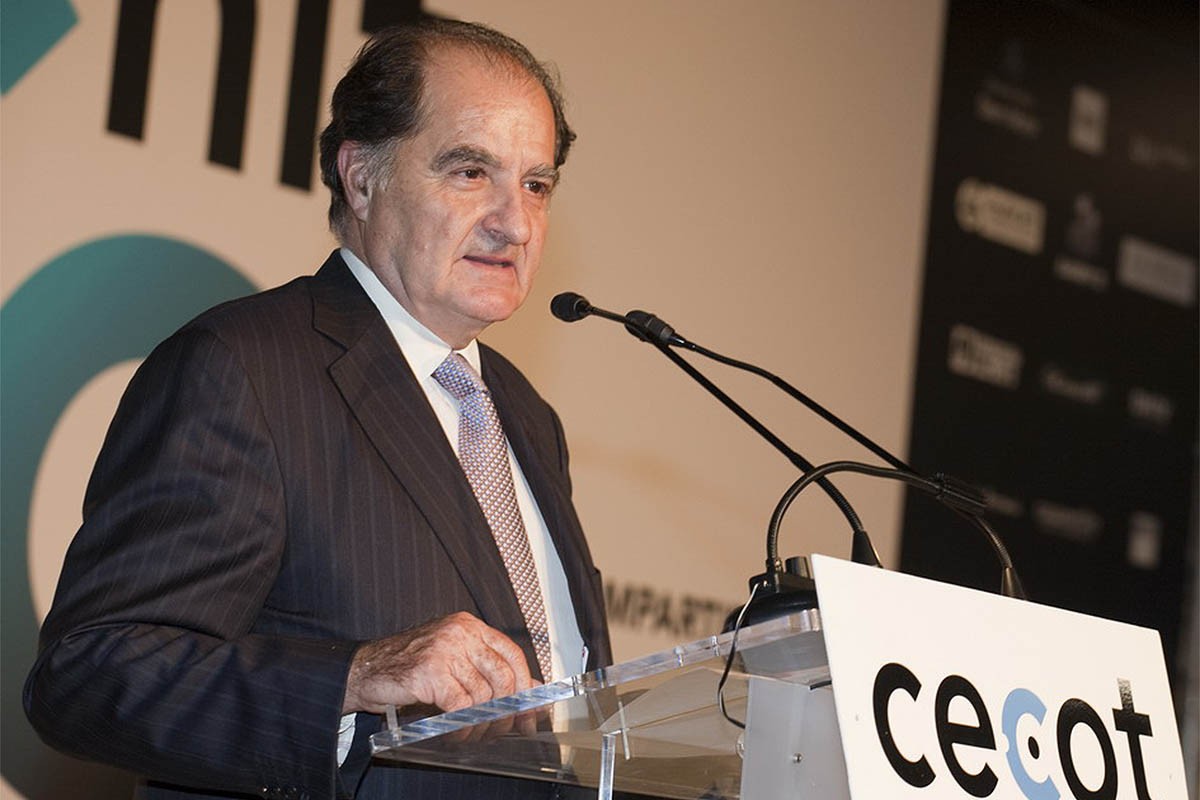 Josep Maria Serra i Farré durant la Nit de l'Empresari 2012. - CECOT