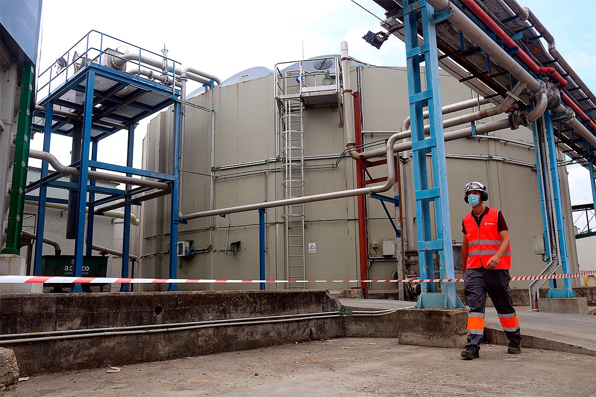 Una depuradora de Sarrià de Ter. - ACN