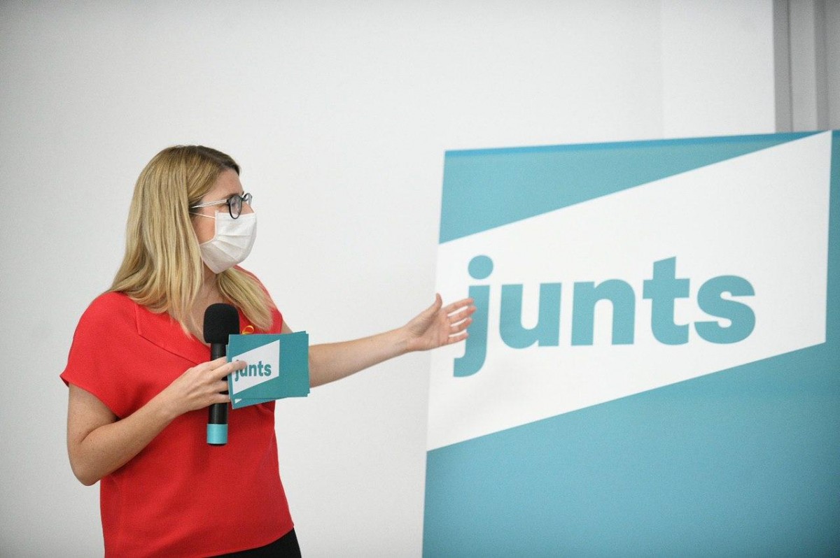 Elsa Artadi, en la presentació del congrés de JxCat. - Junts per Catalunya