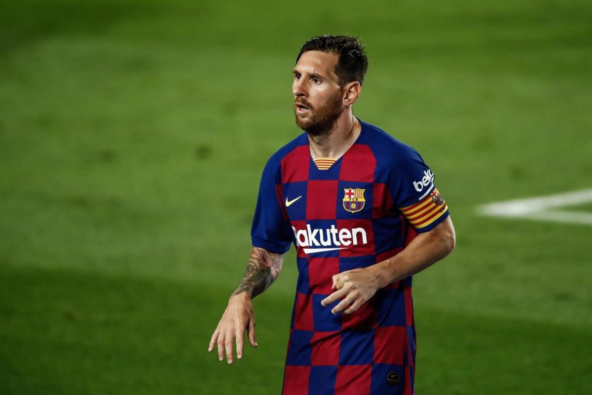 Leo Messi, al partit d'ahir contra l'Osasuna - Europa Press
