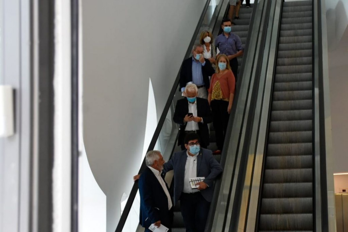 Reunió de l'equip de govern de la Diputació de Barcelona al CCCB - Cedida