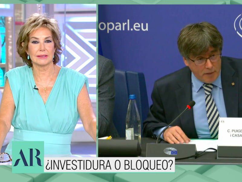 Condemnen a presó al marit d'Ana Rosa i ella torna a carregar contra Puigdemont: 