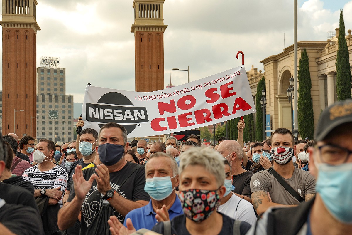 Els sindicats de Nissan es mobilitzaran si la taula de reindustrialització no ofereix «propostes concretes»