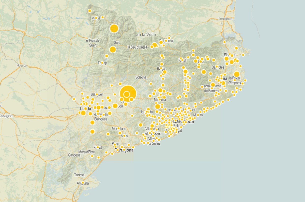 MAPES Quins municipis han tingut brots de coronavirus les dues últimes setmanes?