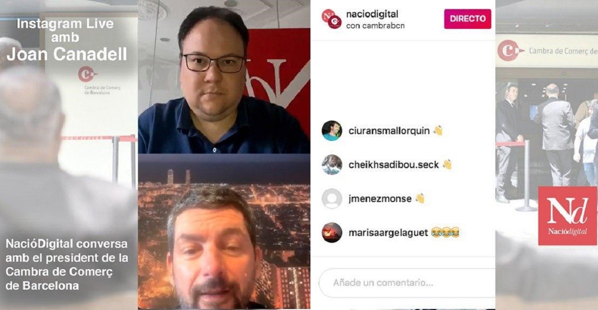 VÃDEO Joan Canadell: «Si jo vaig parlar amb empresaris de Wuhan, per què no ho va fer Sánchez?»