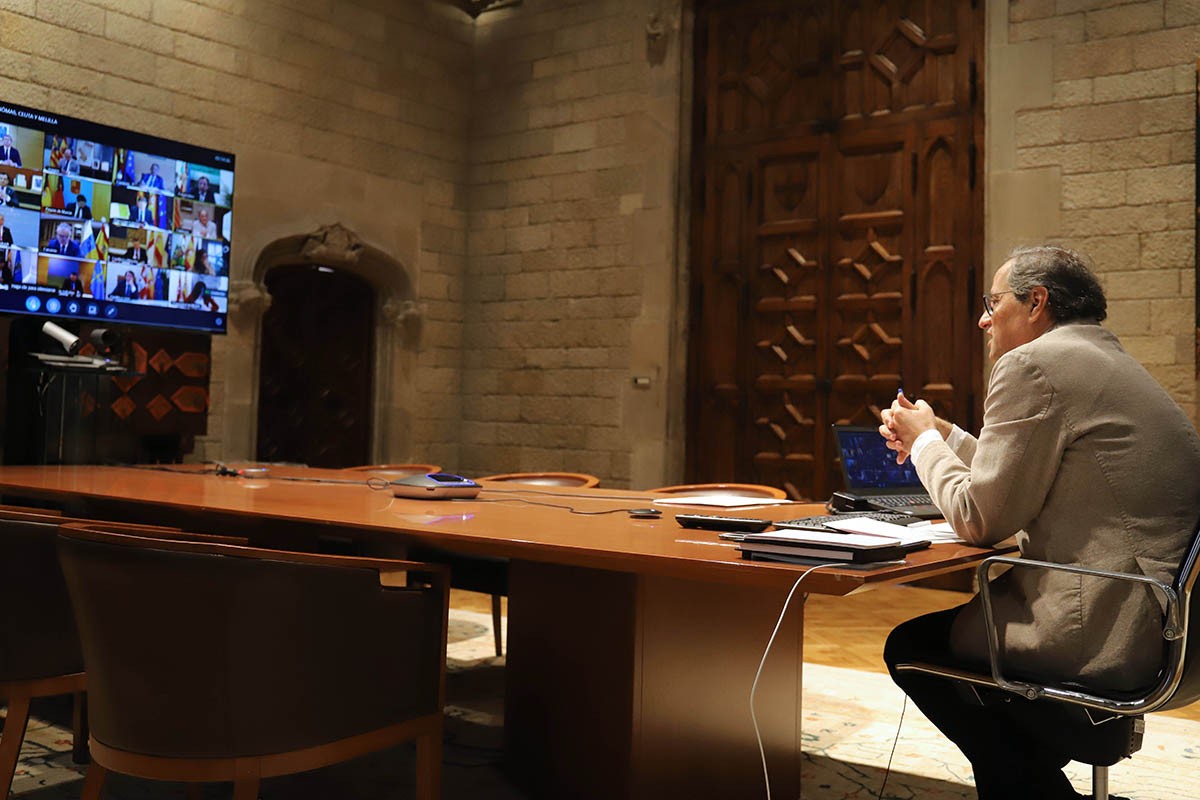 Torra reclama 15.000 milions a Sánchez per a la recuperació econòmica