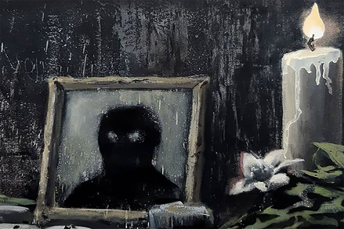 FOTO L'homenatge de Banksy a George Floyd 
