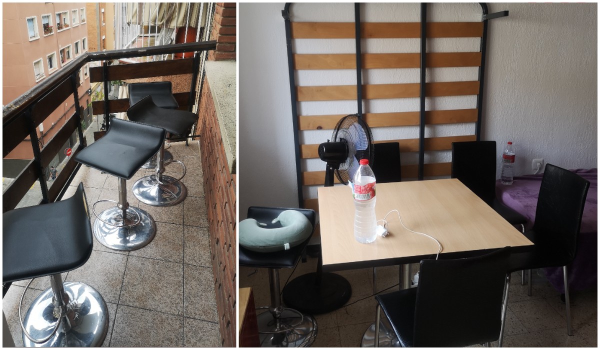 Troben un bar clandestí muntat en un pis a l'Hospitalet
