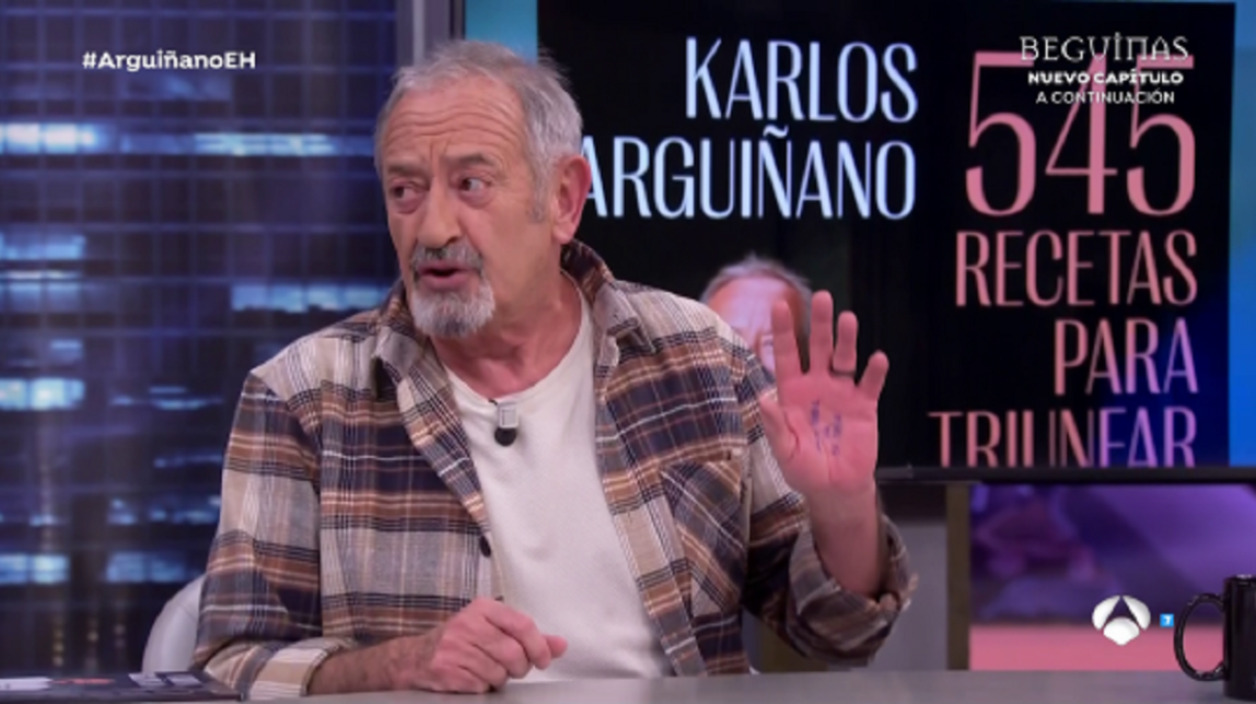Estrany detall a la mà de Karlos Arguiñano durant l'entrevista a «El Hormiguero»