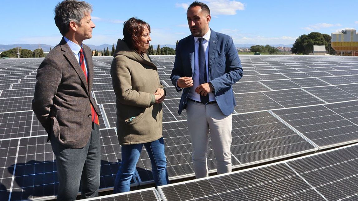 El CAT estrena una instal·lació fotovoltaica amb 1.900 panells
