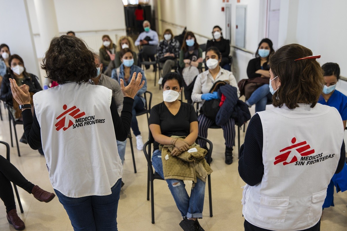 Formació de Metges Sense Fronteres a Barcelona, el passat 16 d'abril - Anna Surinyach / Metges Sense Fronteres