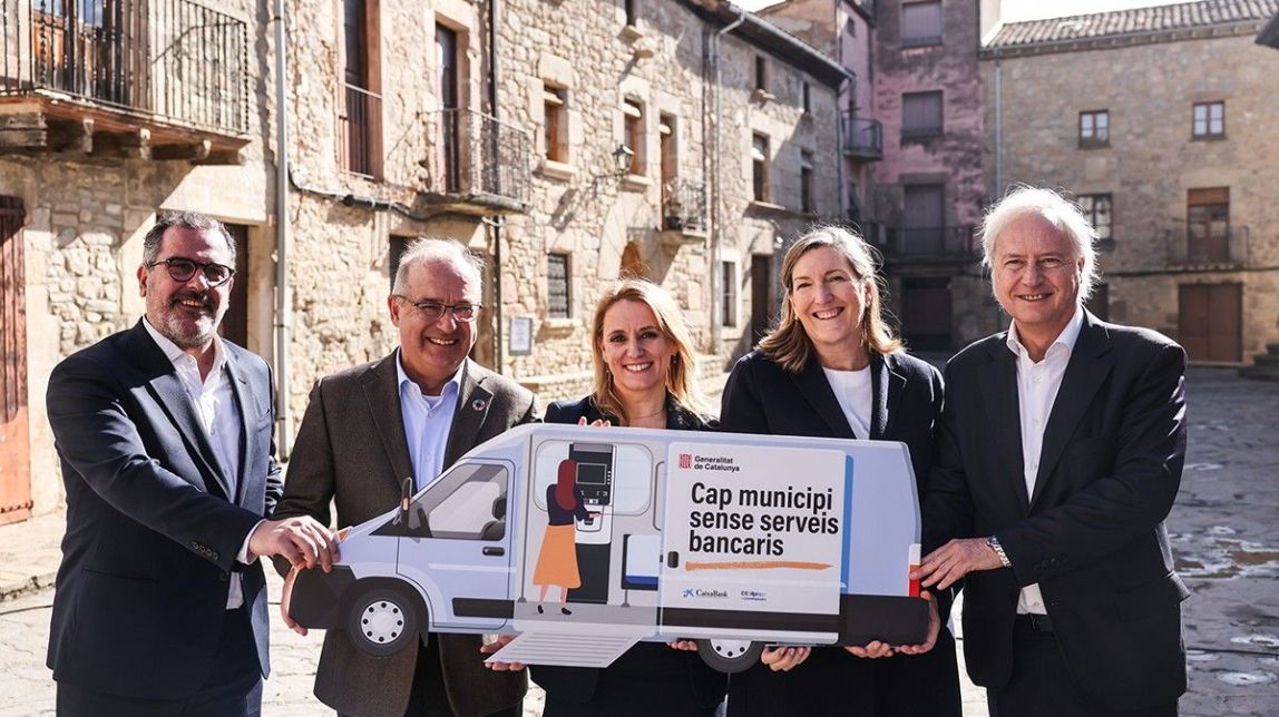Una xarxa d’oficines bancàries mòbils circularà per tots els municipis de Catalunya que no tenen entitat financera