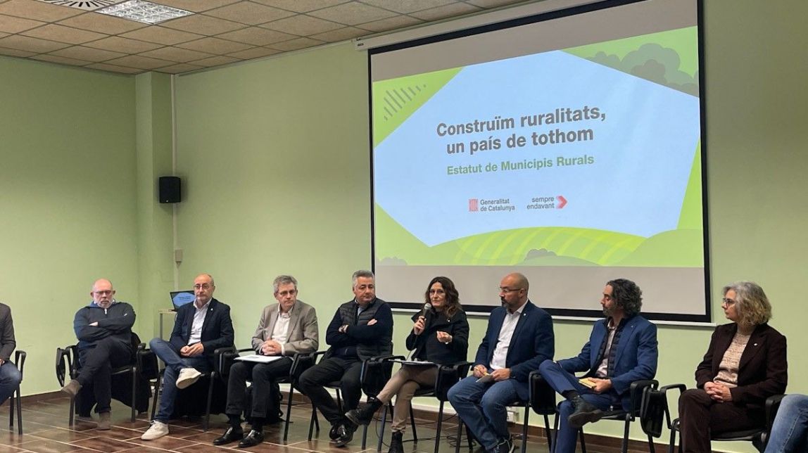 La vicepresidenta Vilagrà presenta l'Estatut de Municipis Rurals a les Terres de l'Ebre 