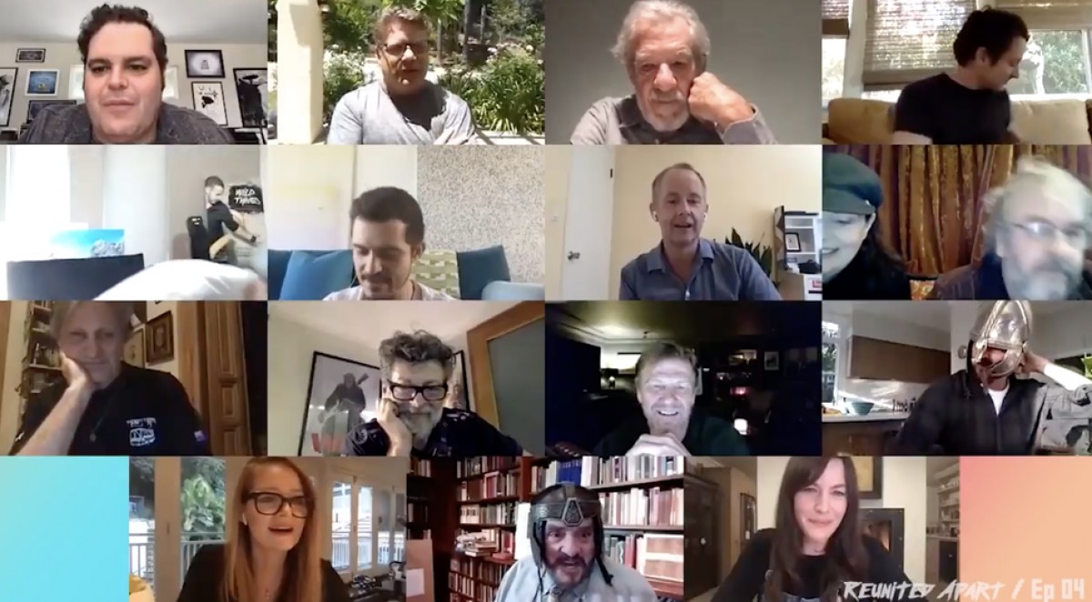 VÃDEO Els actors d'«El Senyor dels Anells» recreen escenes en un emotiu retrobament