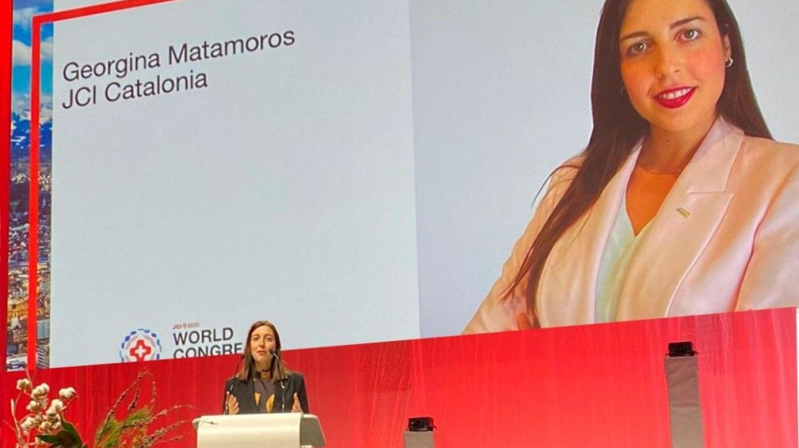 La rapitenca Georgina Matamoros, vicepresidenta mundial de la Jove Cambra Internacional