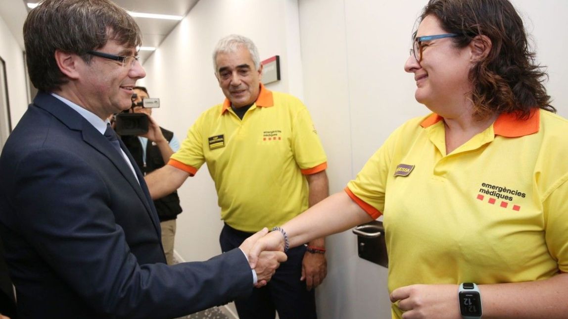 Puigdemont inaugura el nou CAP de Roquetes