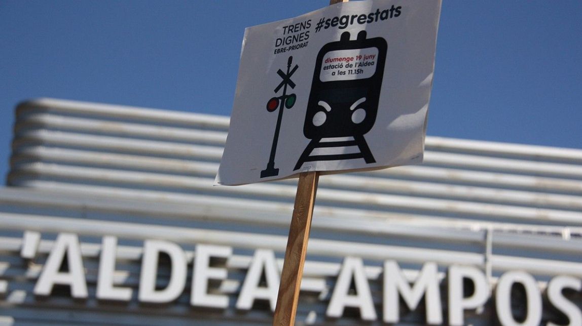 Indignació pel nou retard en la posada en marxa del tram de via desdoblada entre Vandellòs i Tarragona